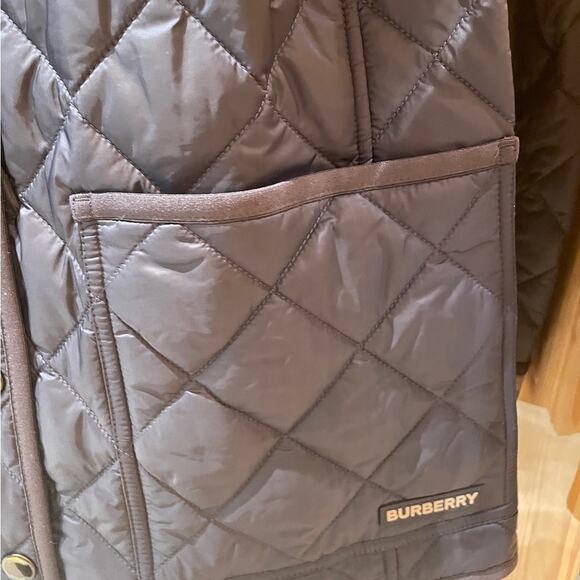 100% Authentic Burberry brand new Quilted Nylon Jacket navy Color $1250+ L - Picture 4 of 10